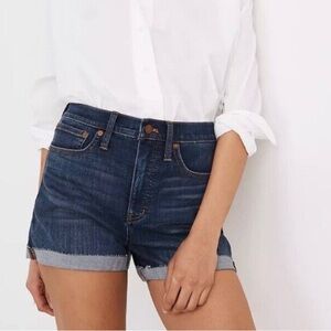 Madewell High Ride Denim Shorts - Danny Wash TENCEL - size 27